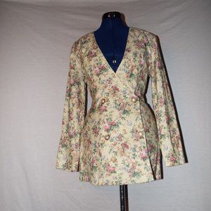 80s Breakin' Loose floral blazer